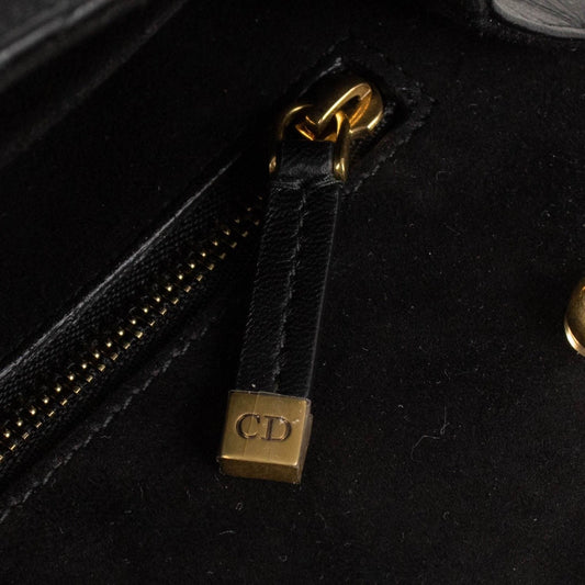 Black Dioraddict Quilted Lambskin Hand Bag