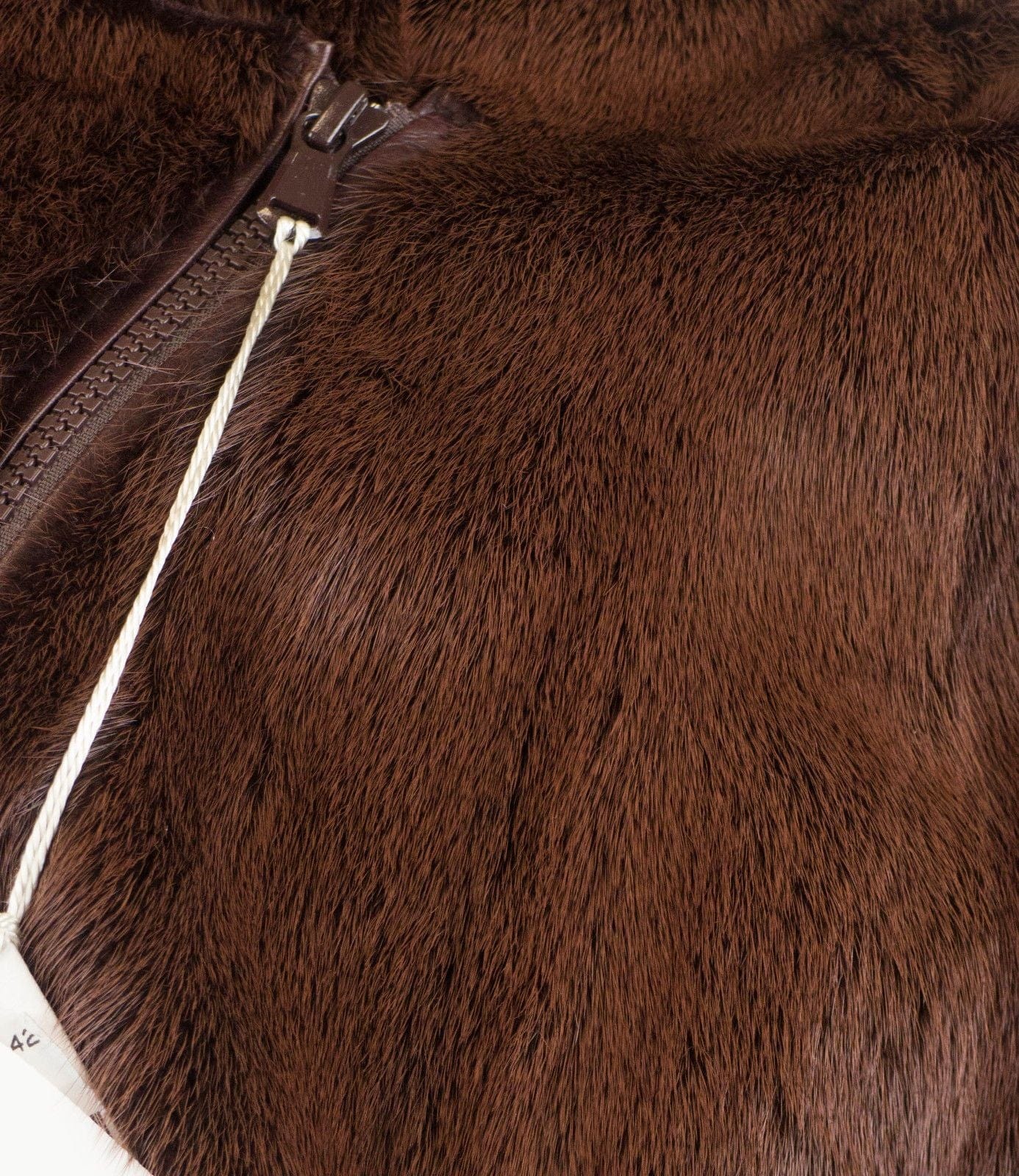 Brunello Cucinelli Brown Mink Fur W/ Leather Belt Jacket Coat 6/42 $21250