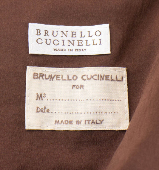 Brunello Cucinelli Brown Mink Fur W/ Leather Belt Jacket Coat 6/42 $21250
