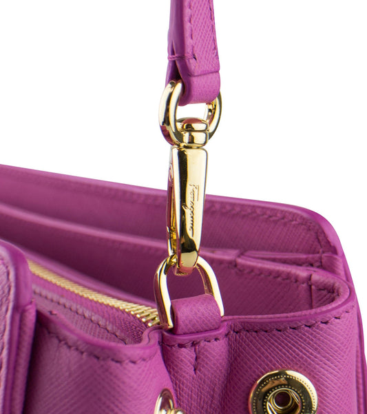 Anemone Small Double Gancio Tote Handbag - Pink