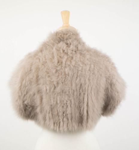 Brunello Cucinelli Gray Cashmere Fur Knit Sweater Cardigan Size M $4415