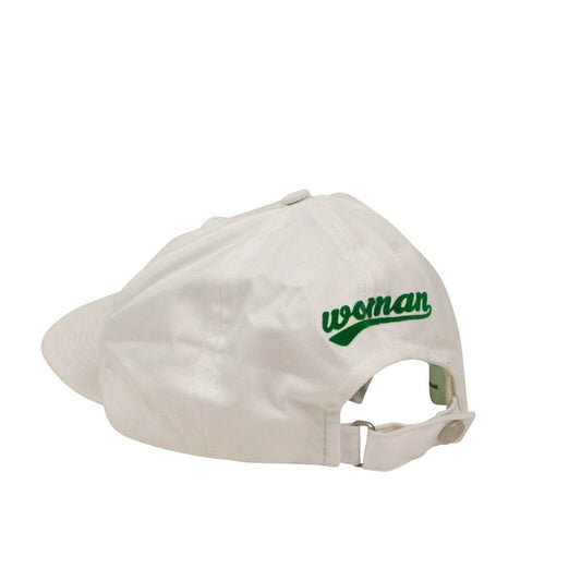 Floral Design Baseball Cap - White