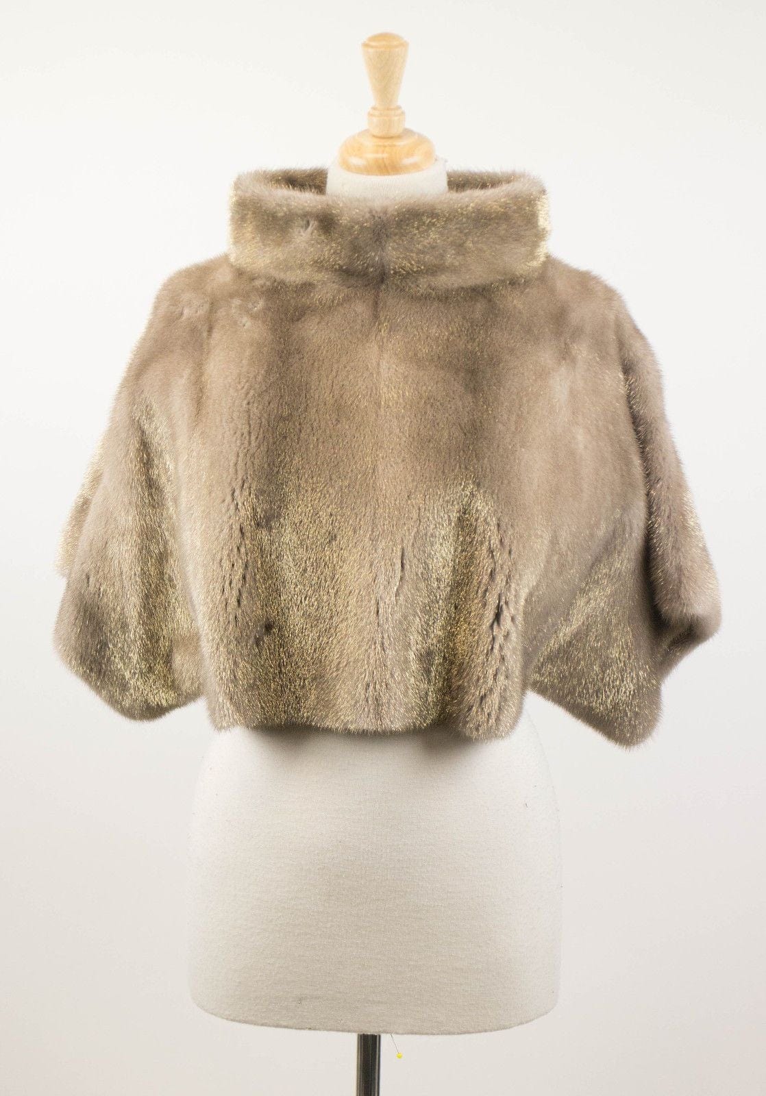 Brunello Cucinelli Woman's Gray Mink Fur Jacket Size 6/42 $19685