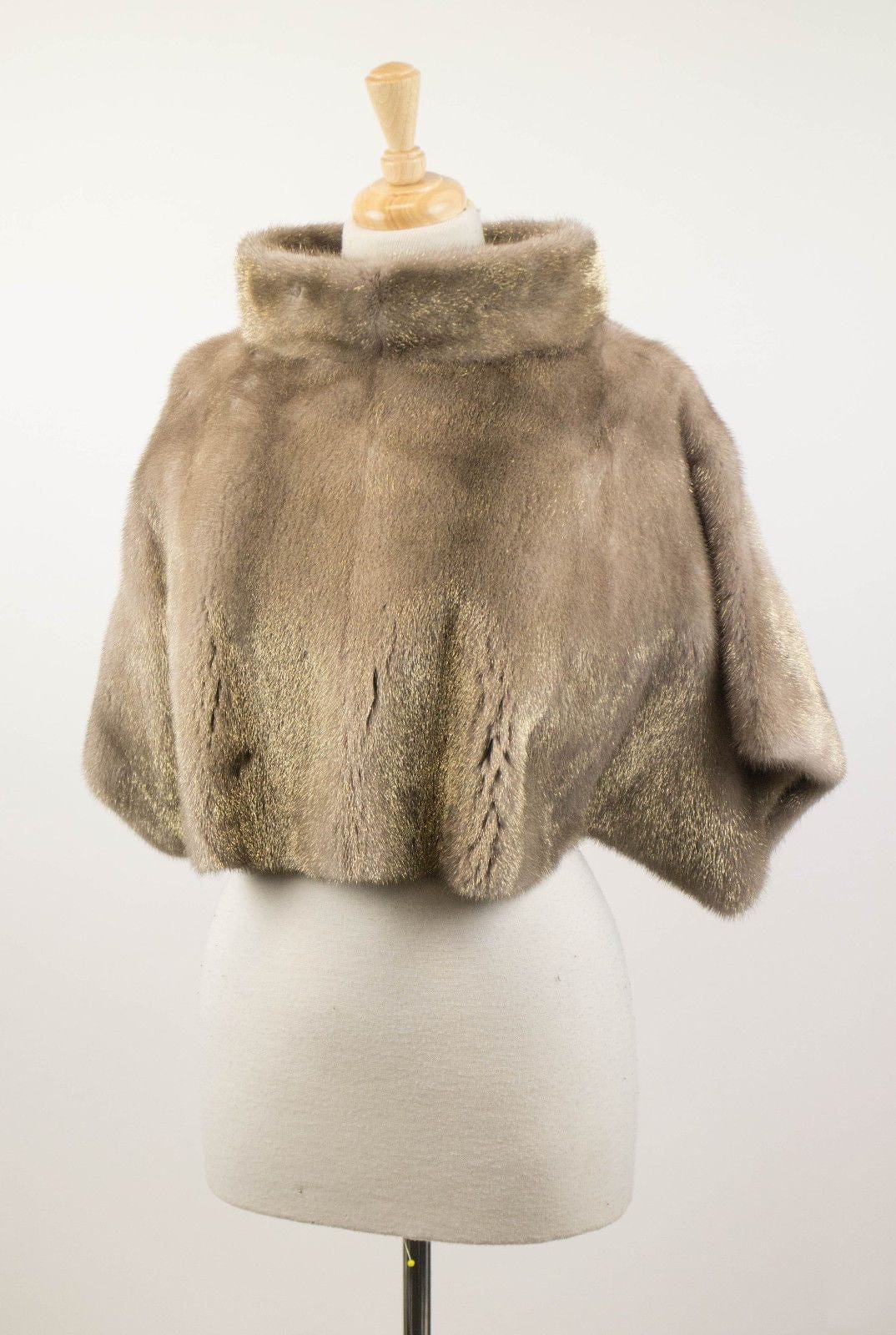 Brunello Cucinelli Woman's Gray Mink Fur Jacket Size 6/42 $19685