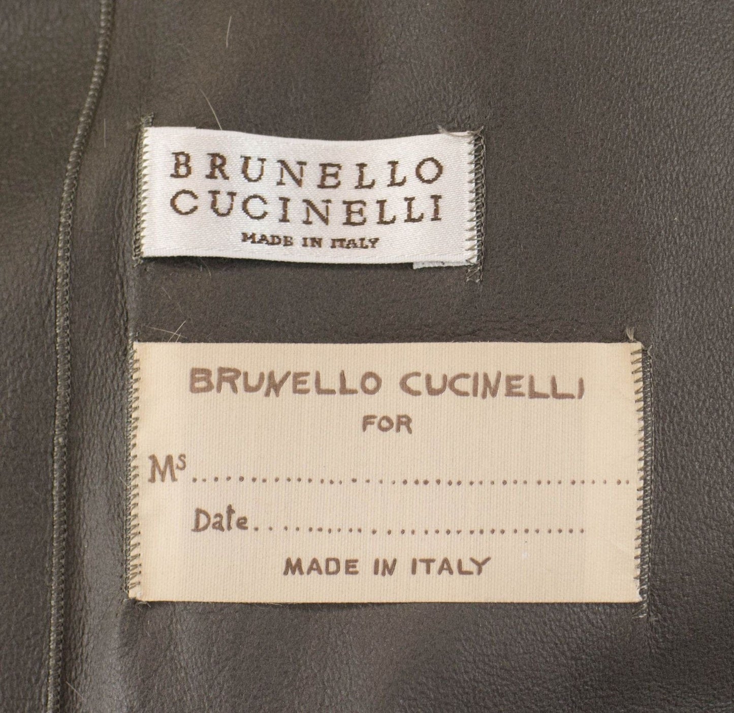 Brunello Cucinelli Woman's Gray Mink Fur Jacket Size 6/42 $19685