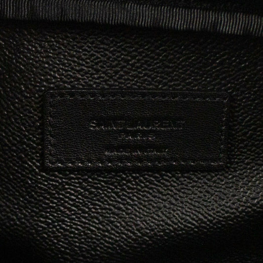YSL Leather Toiletry Bag - Black