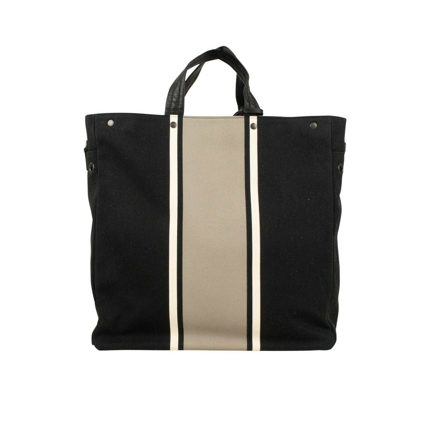 Canvas Tote Bag - Black And Gray