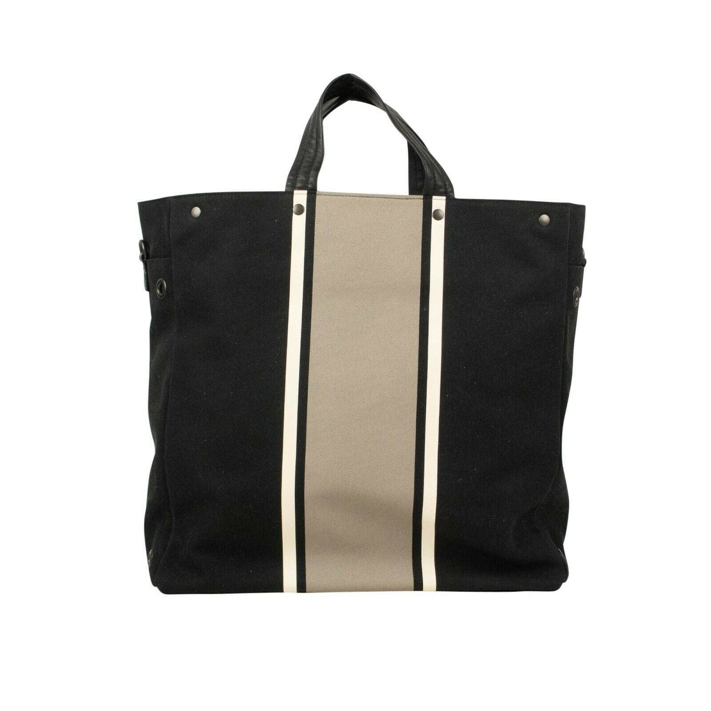 Canvas Tote Bag - Black And Gray