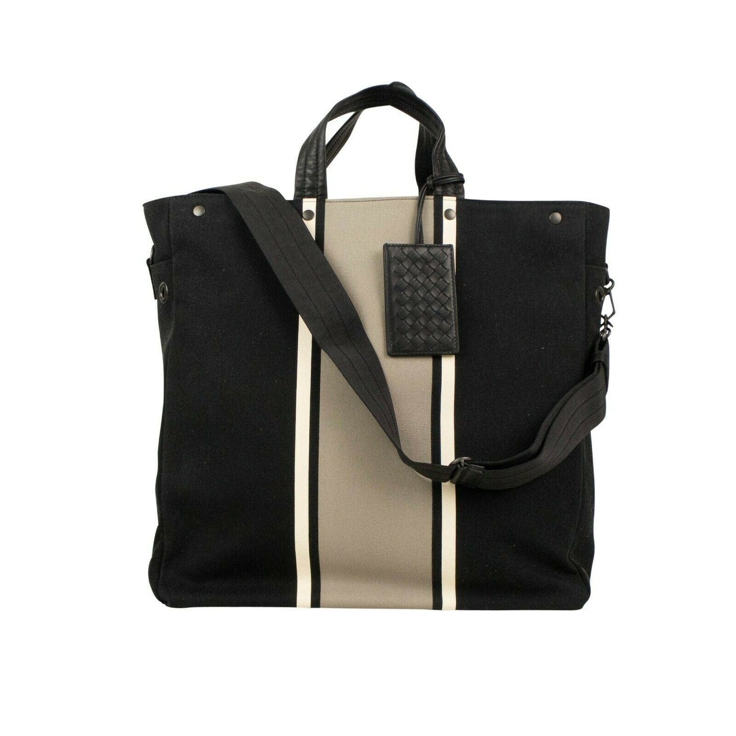 Canvas Tote Bag - Black And Gray