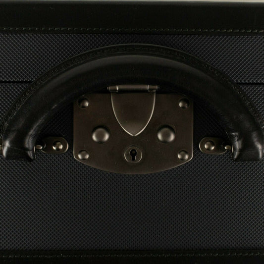 Canvas 'Marco Polo' Hard Suitcase Luggage - Blue