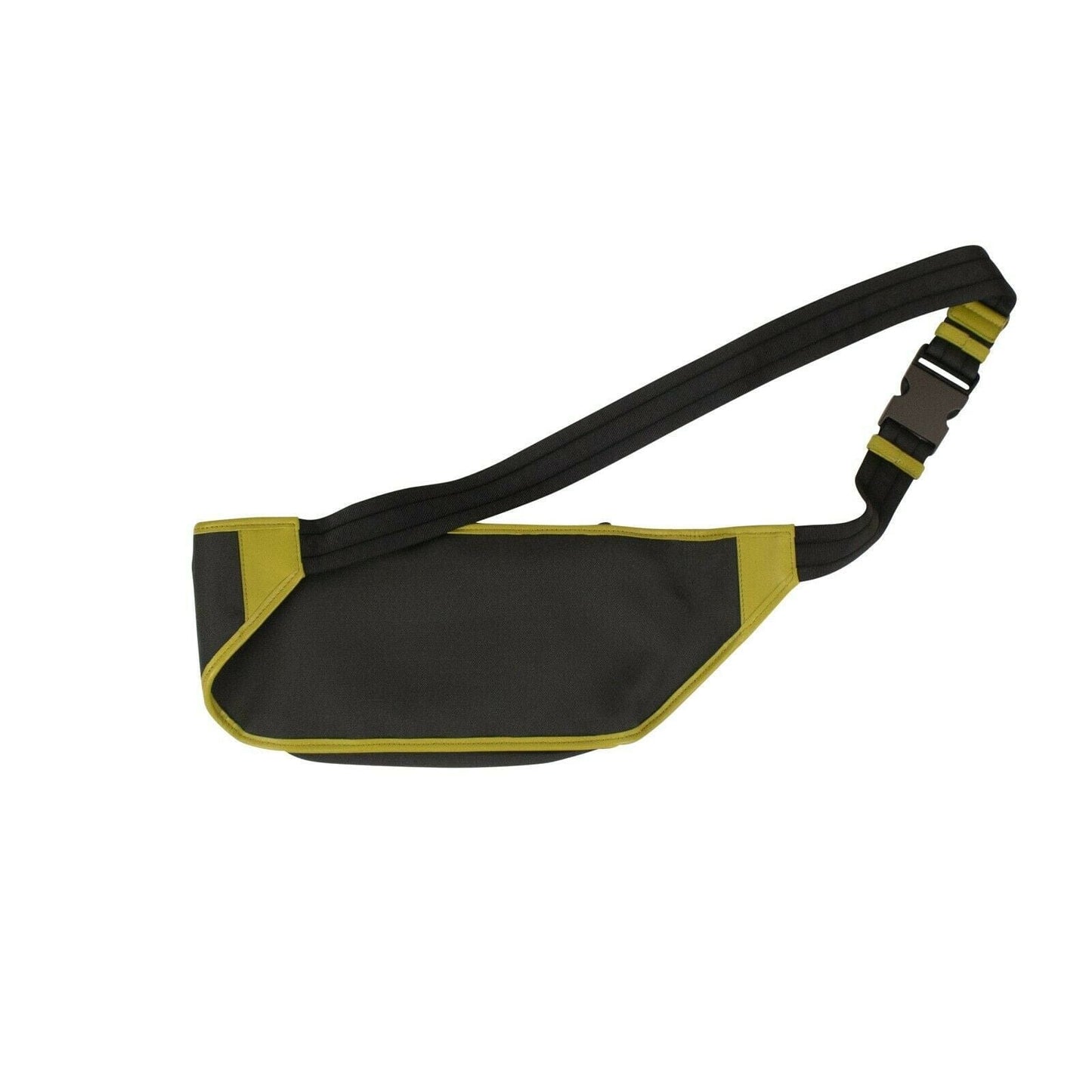 Canvas Intrecciato Detail Belt Bag - Gray