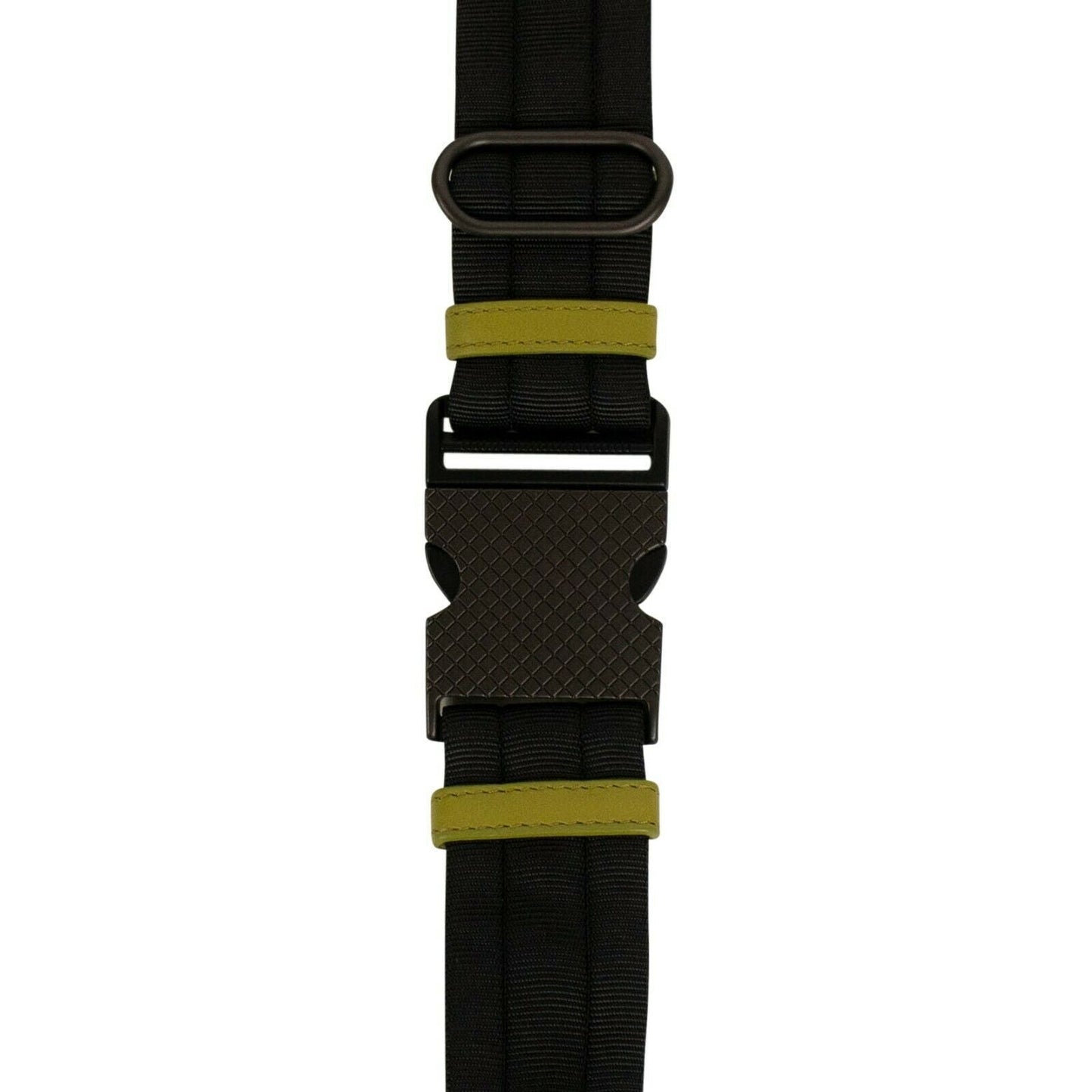 Canvas Intrecciato Detail Belt Bag - Gray