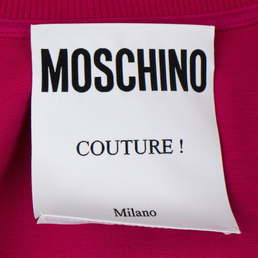 Moschino x Jeremy Scott Short Sleeve Contour T-Shirt Dress - Pink