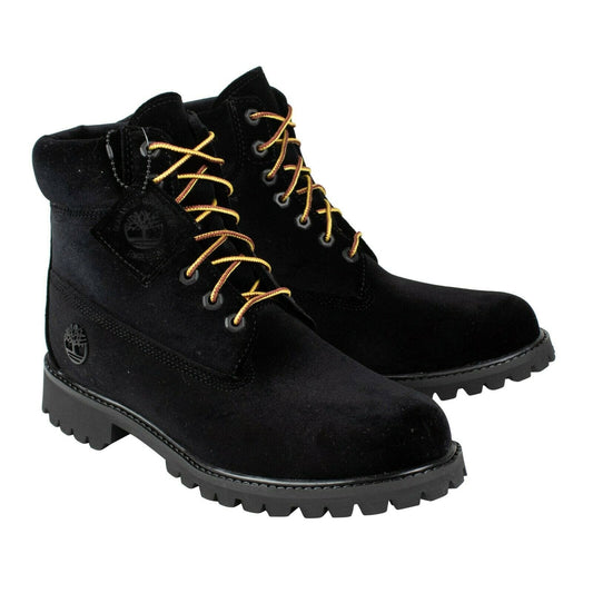 Timberland x Off-White Velvet Work Boots - Black