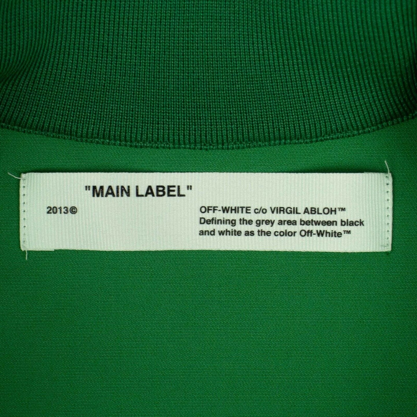 Zip Up Logo Stripe Track Jacket - Green
