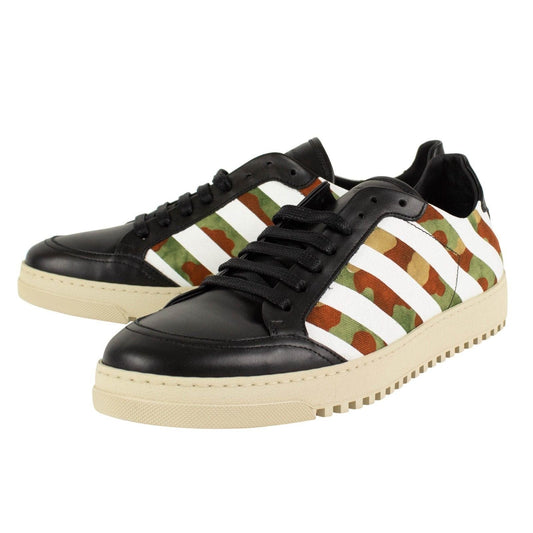 Camo Striped 'Waffle' Sneakers - Multi Camo