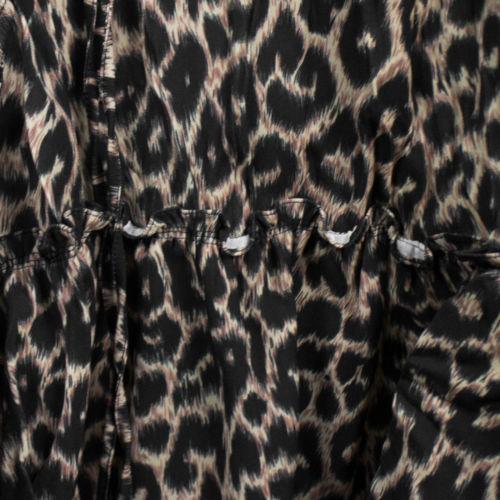 Black Polyester 3/4 Sleeve Athletic Top Dress