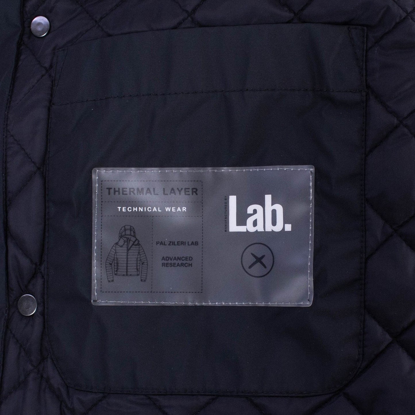 Black Hooded Parka Coat