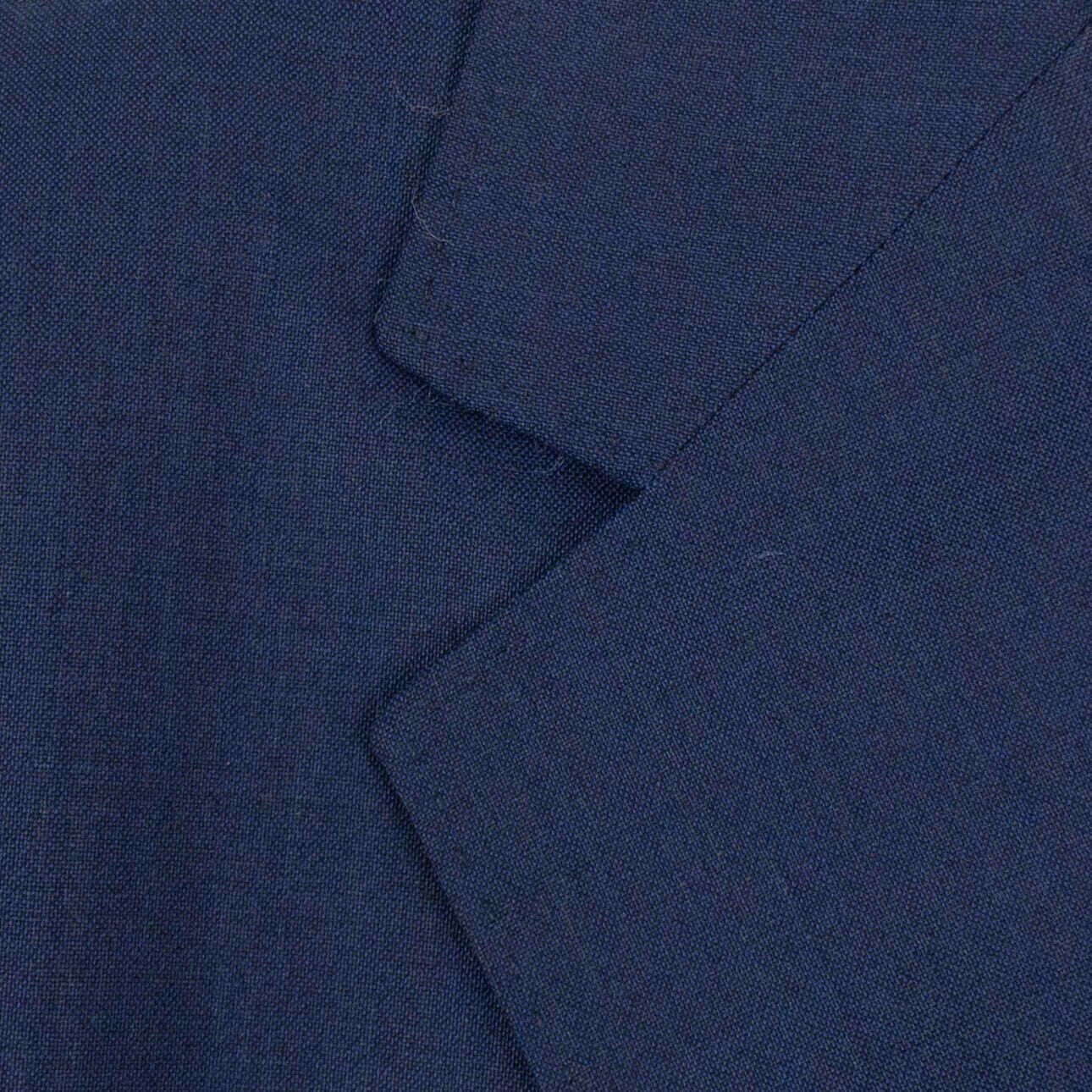 Z ZEGNA Solid Wool Two Button Suit - Navy Blue