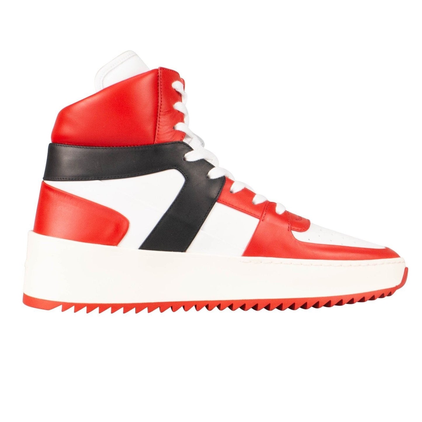 Varsity Red/White Basketball High-Top Sneakers