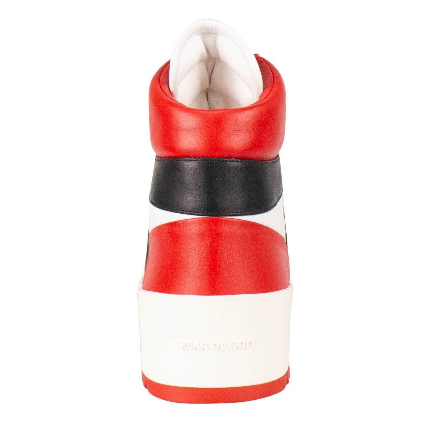 Varsity Red/White Basketball High-Top Sneakers
