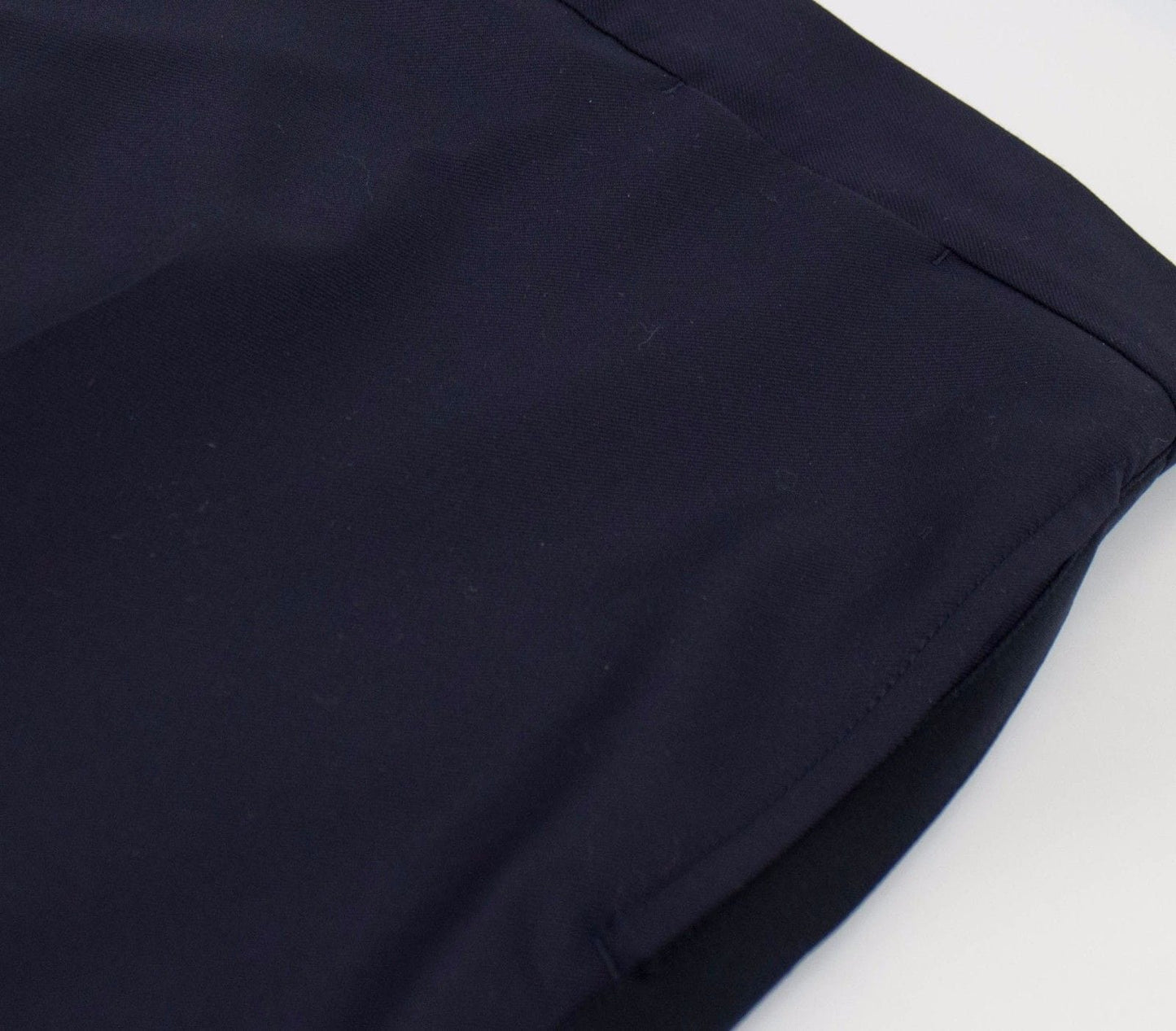 Wool 2 Button Tuxedo Suit - Black