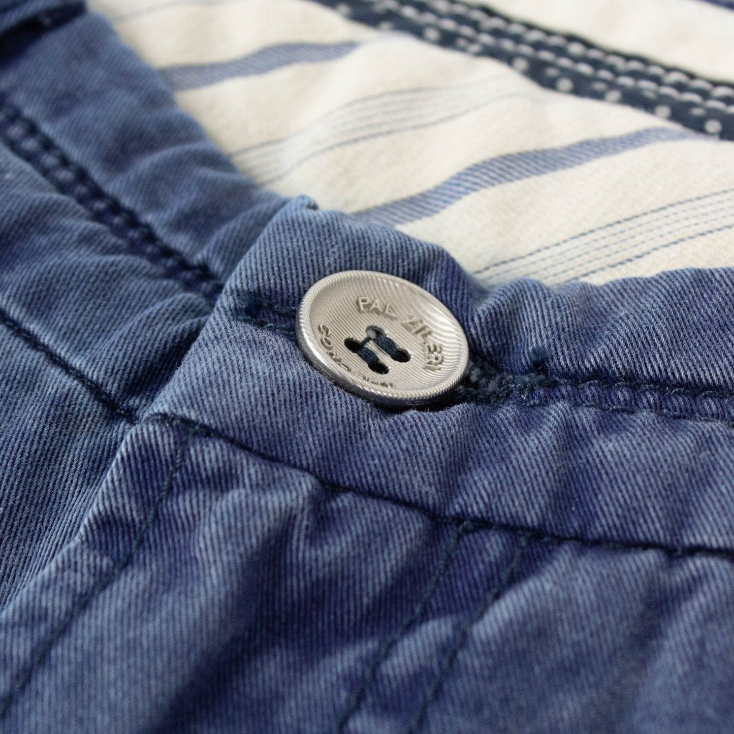 Blue Faded Denim Cotton Jeans