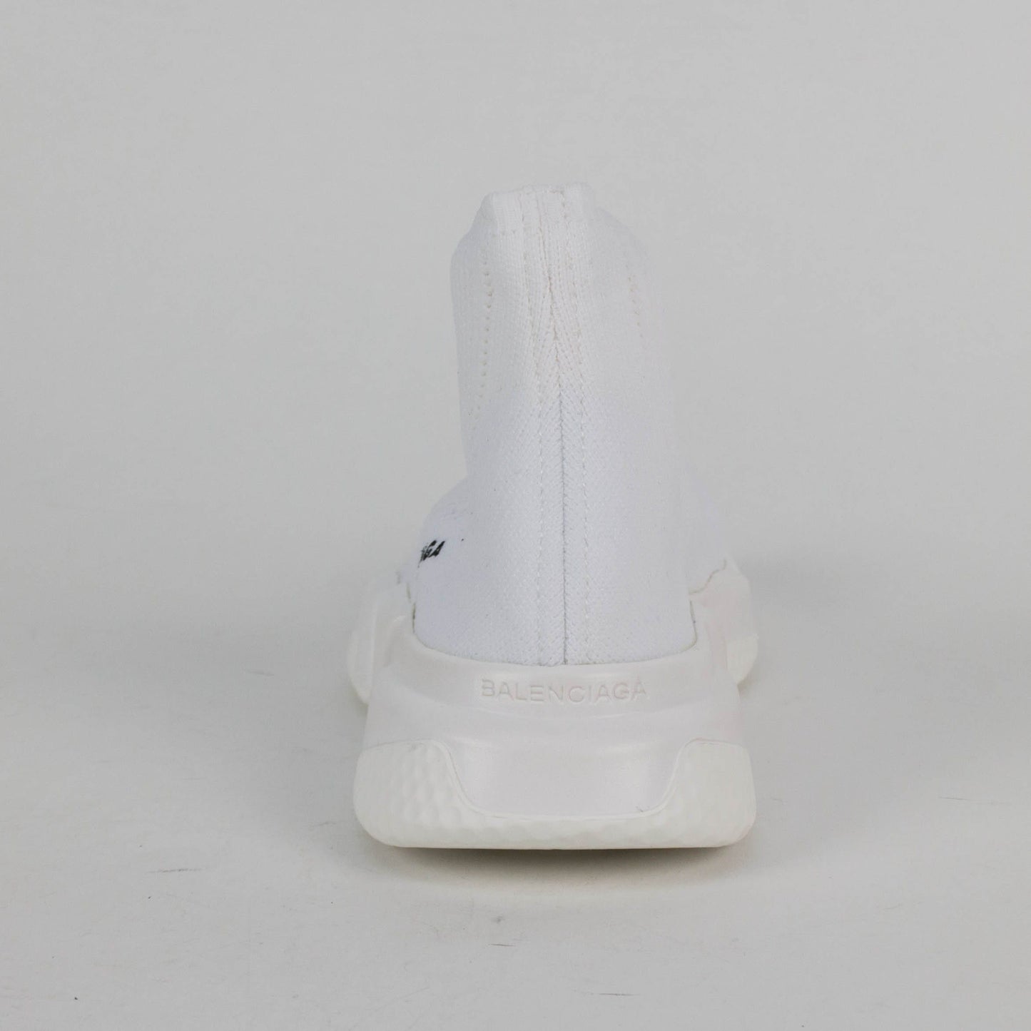 White Hi-Top 'Speed Trainers' Sneakers