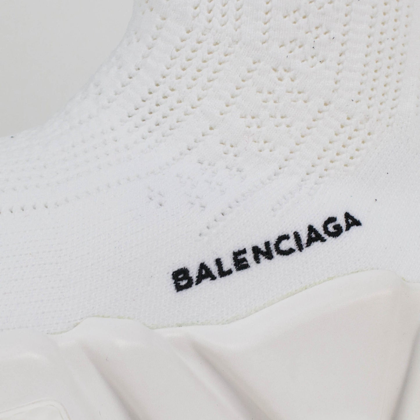 White Hi-Top 'Speed Trainers' Sneakers