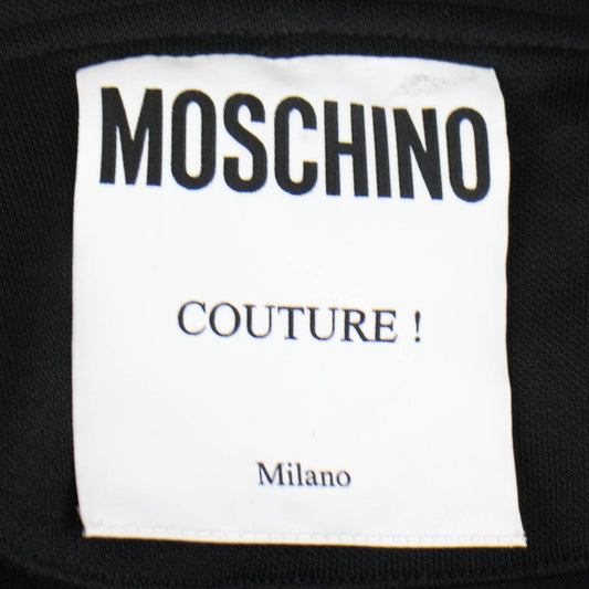 Moschino x Jeremy Scott Sleeveless Front Zip Hooded Dress - Black / Red