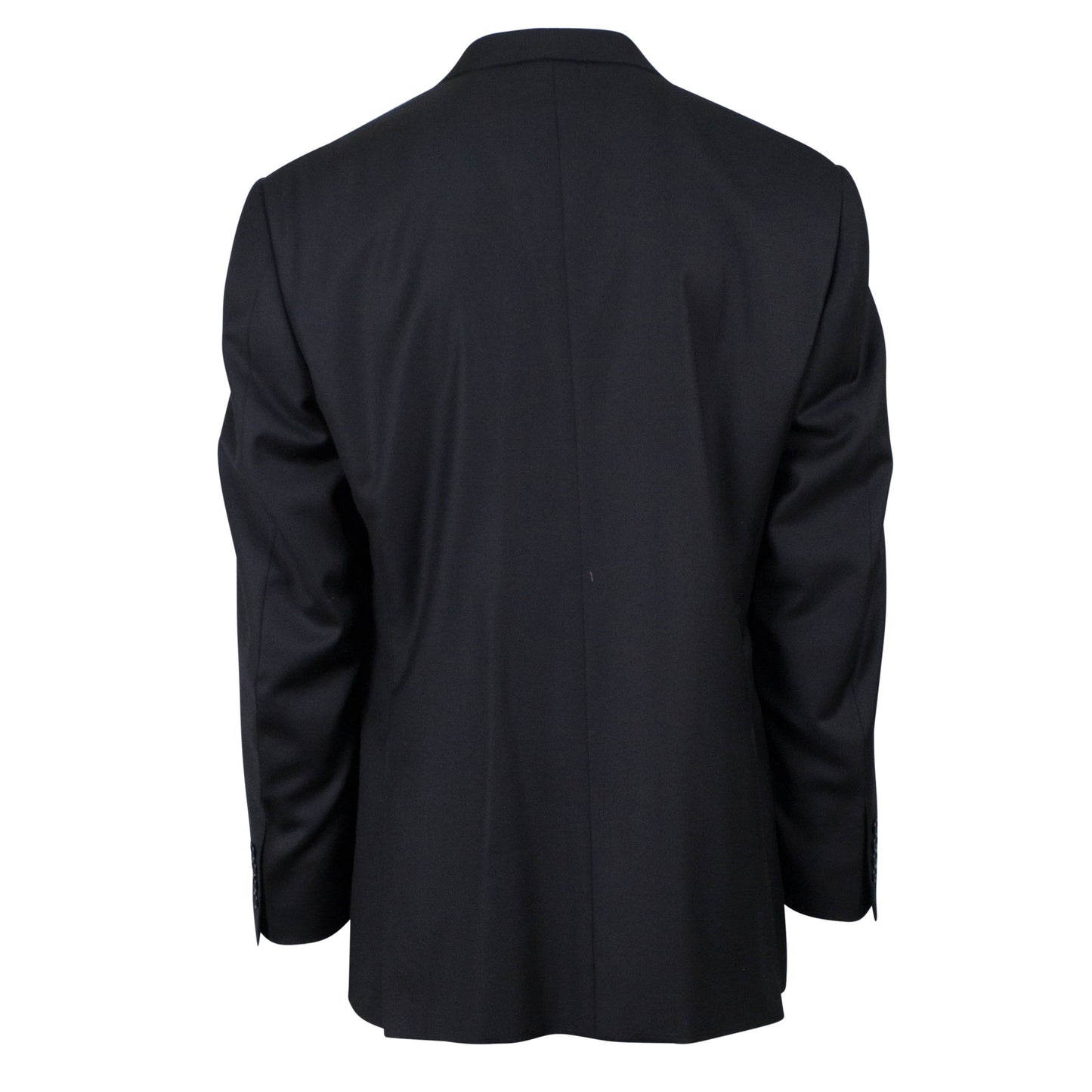 Wool 2 Button Slim/Trim Fit Suit - Black