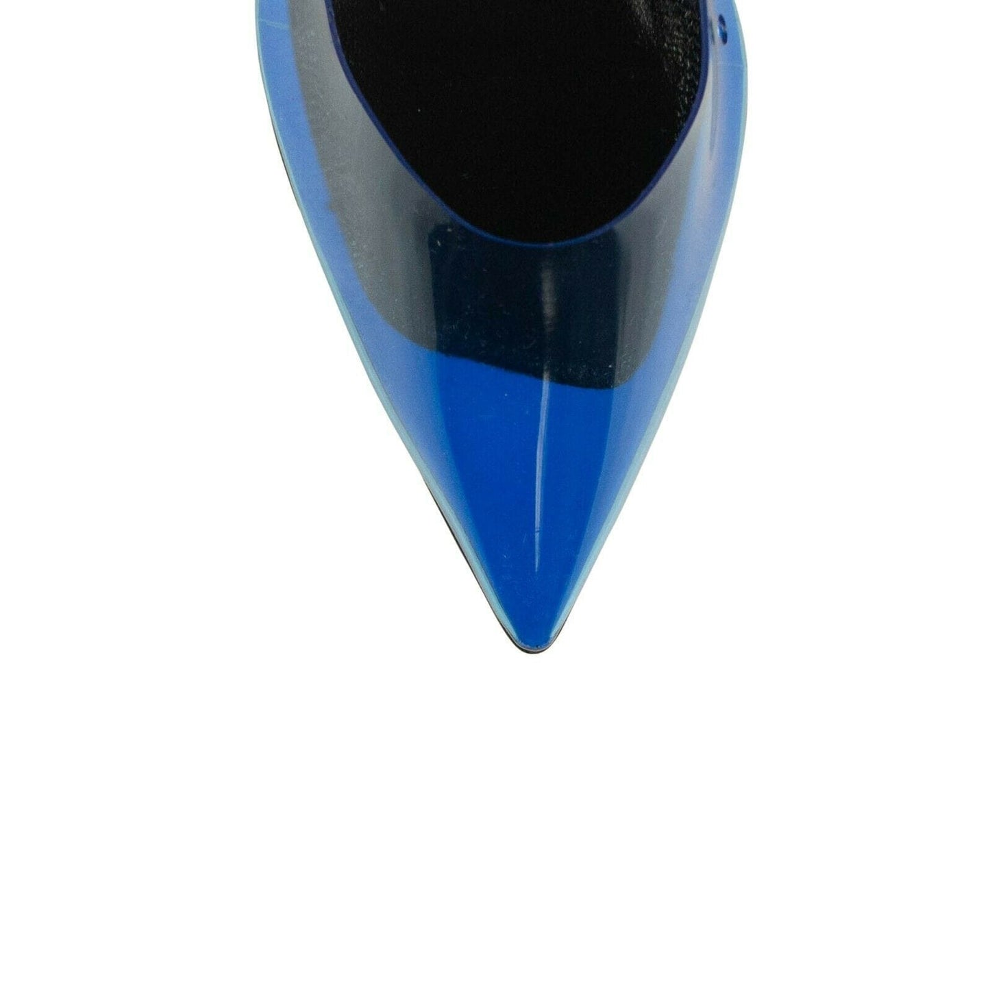 Zip-Tie Jelly Mules Heels - Blue
