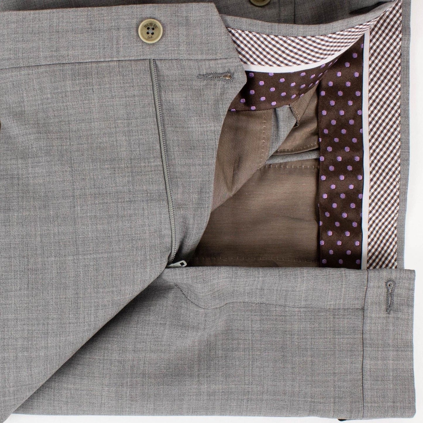 Gray Wool Dress Pants