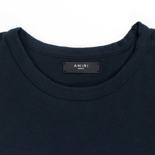 Black Cotton Vintage T-Shirt