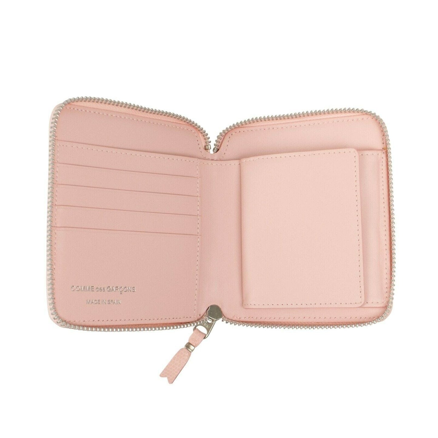 Animal Embossed Patchwork Square Wallet - Pink