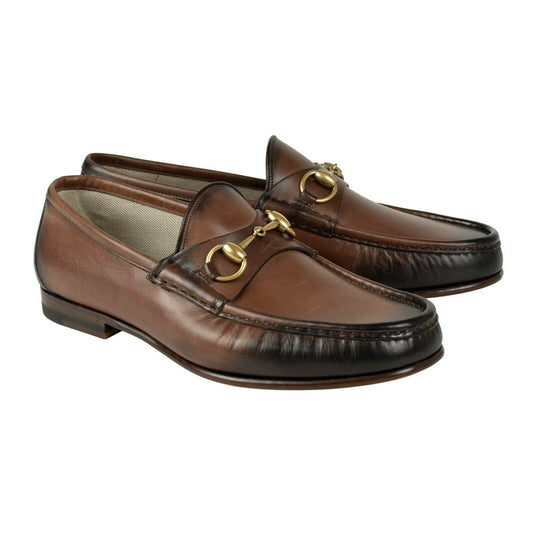 Burnished Leather 1953 Classic Horsebit Loafers - Brown