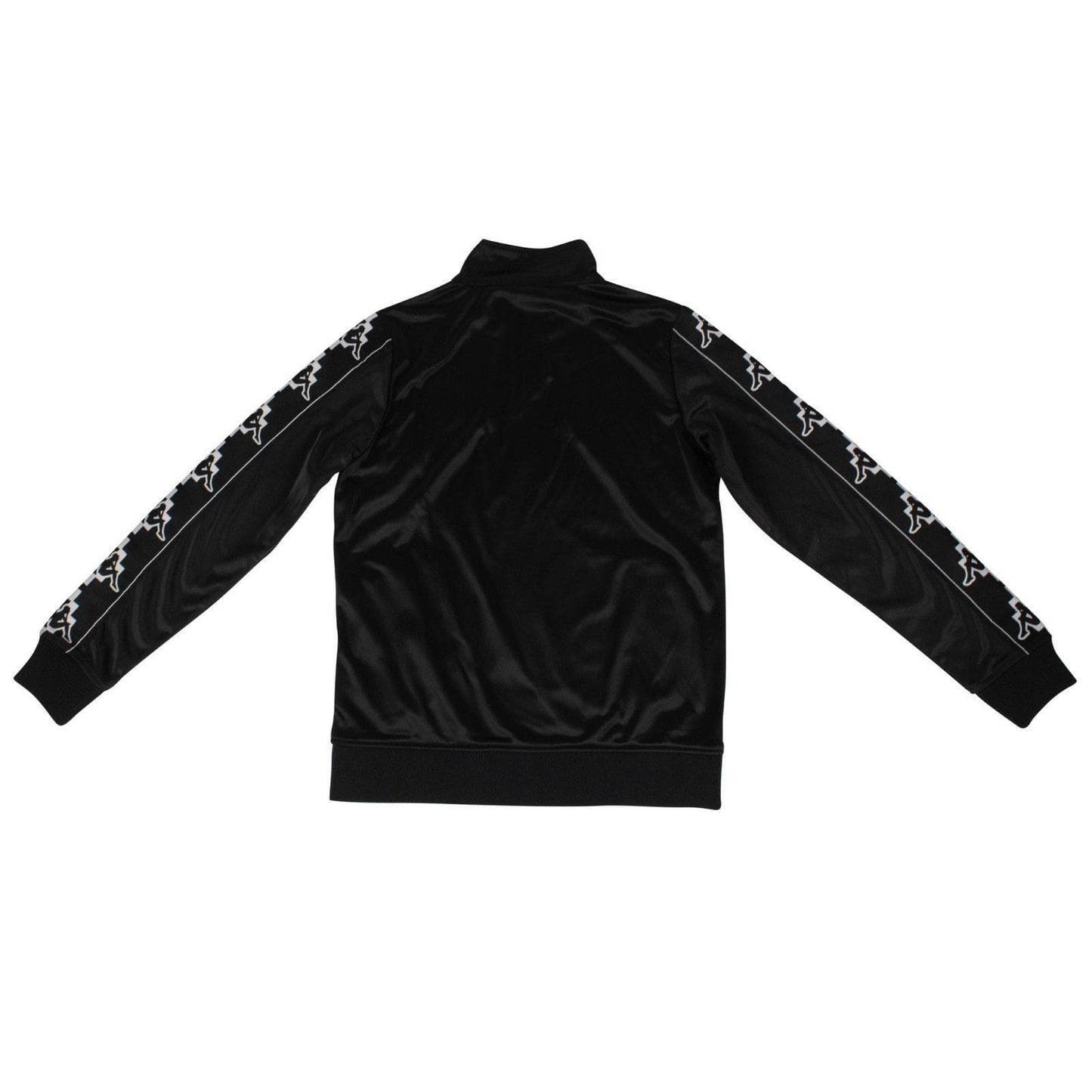 Black Kappa Tape Jersey Track Jacket