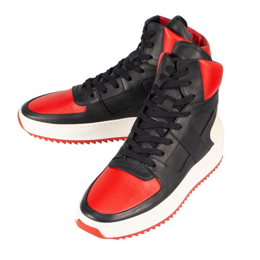 Varsity Red Basketball High-Top Sneakers