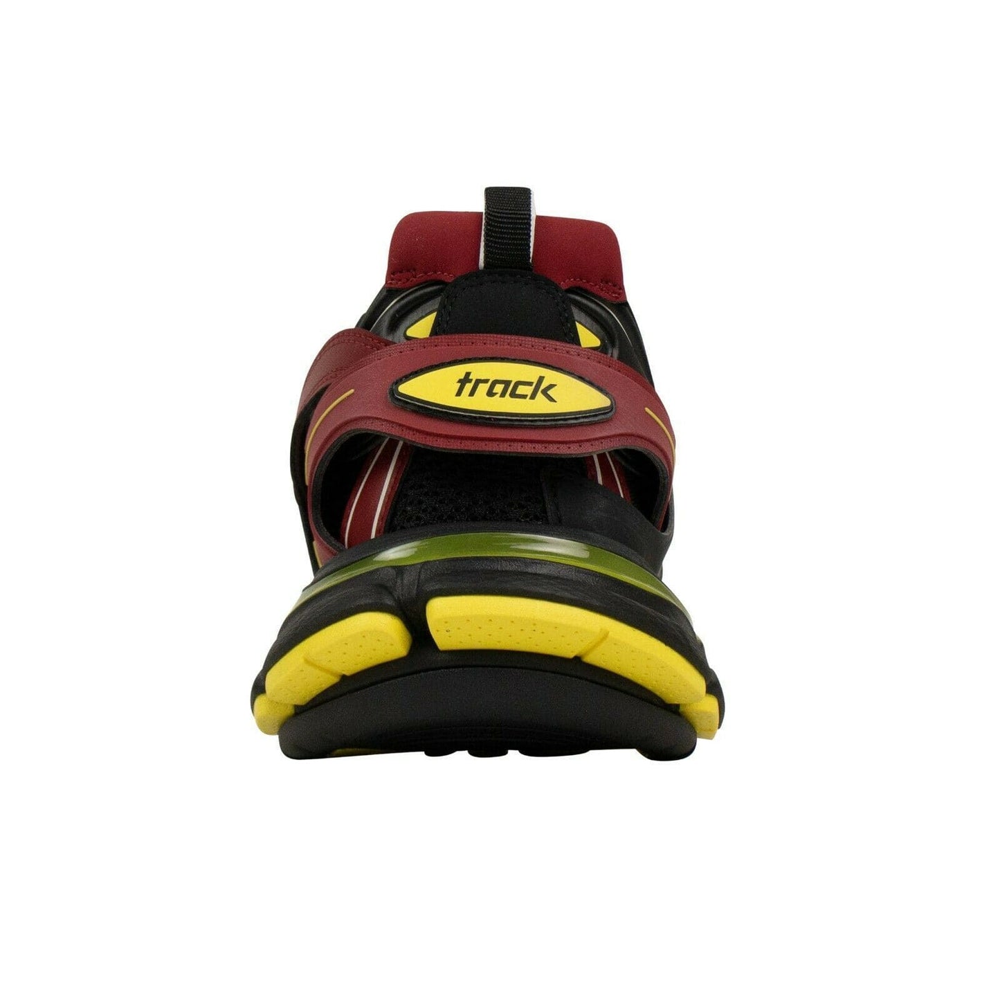 Track Trainers Chunky Sport Sneakers - Bordeaux / Yellow '