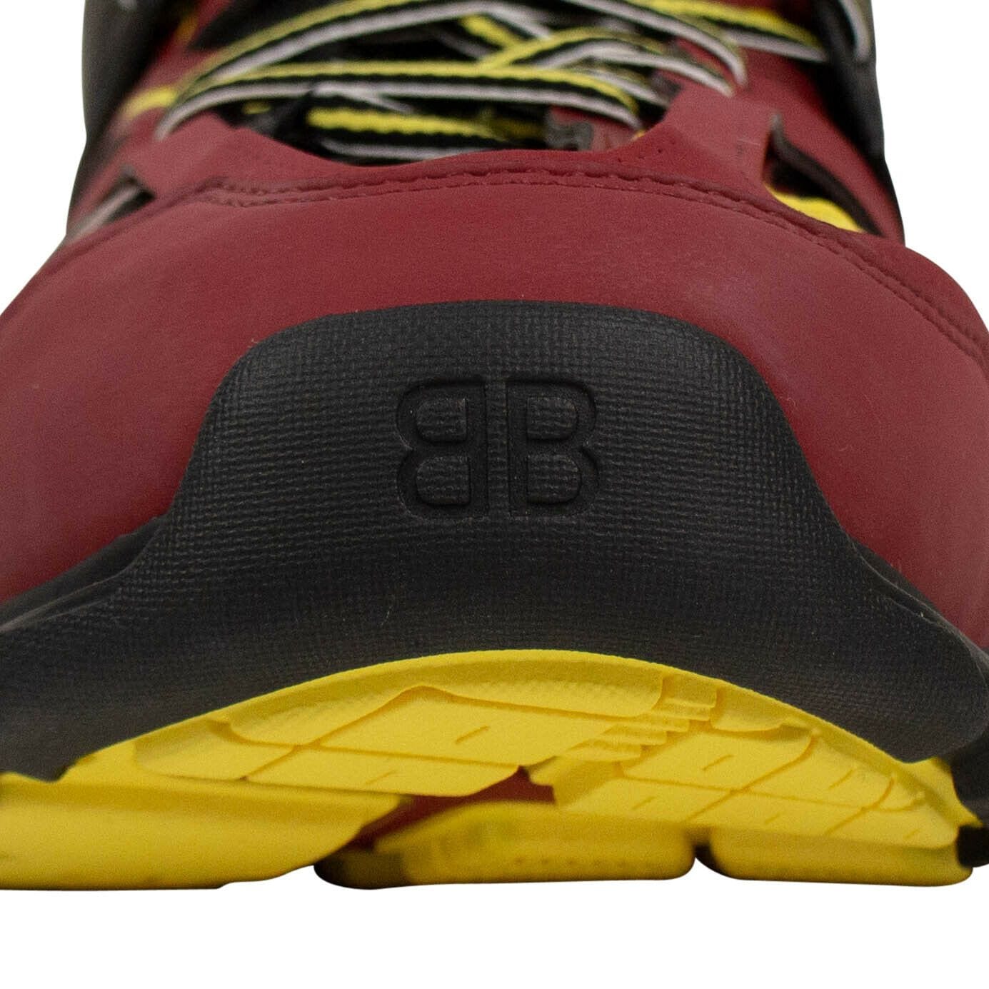 Track Trainers Chunky Sport Sneakers - Bordeaux / Yellow '