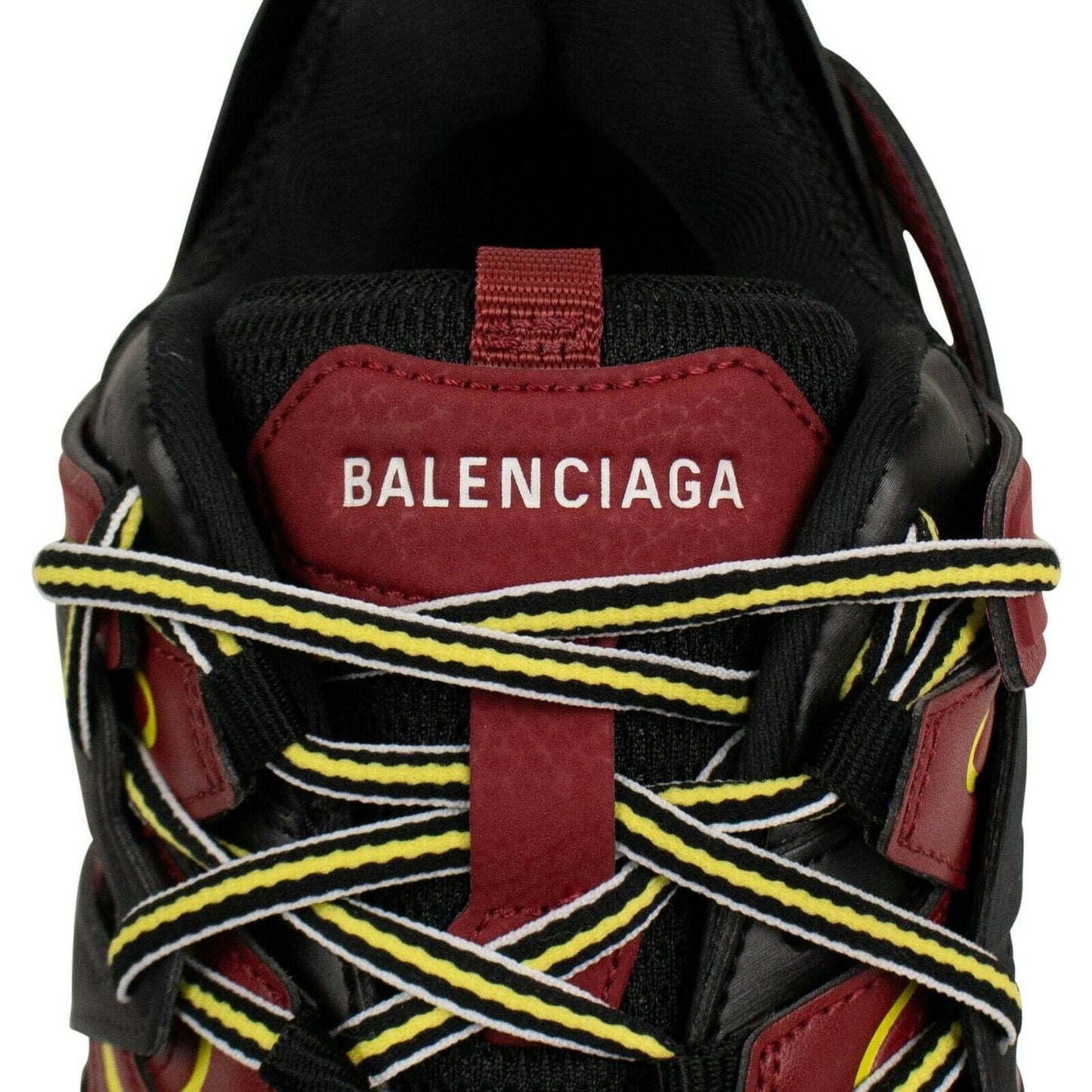 Track Trainers Chunky Sport Sneakers - Bordeaux / Yellow '