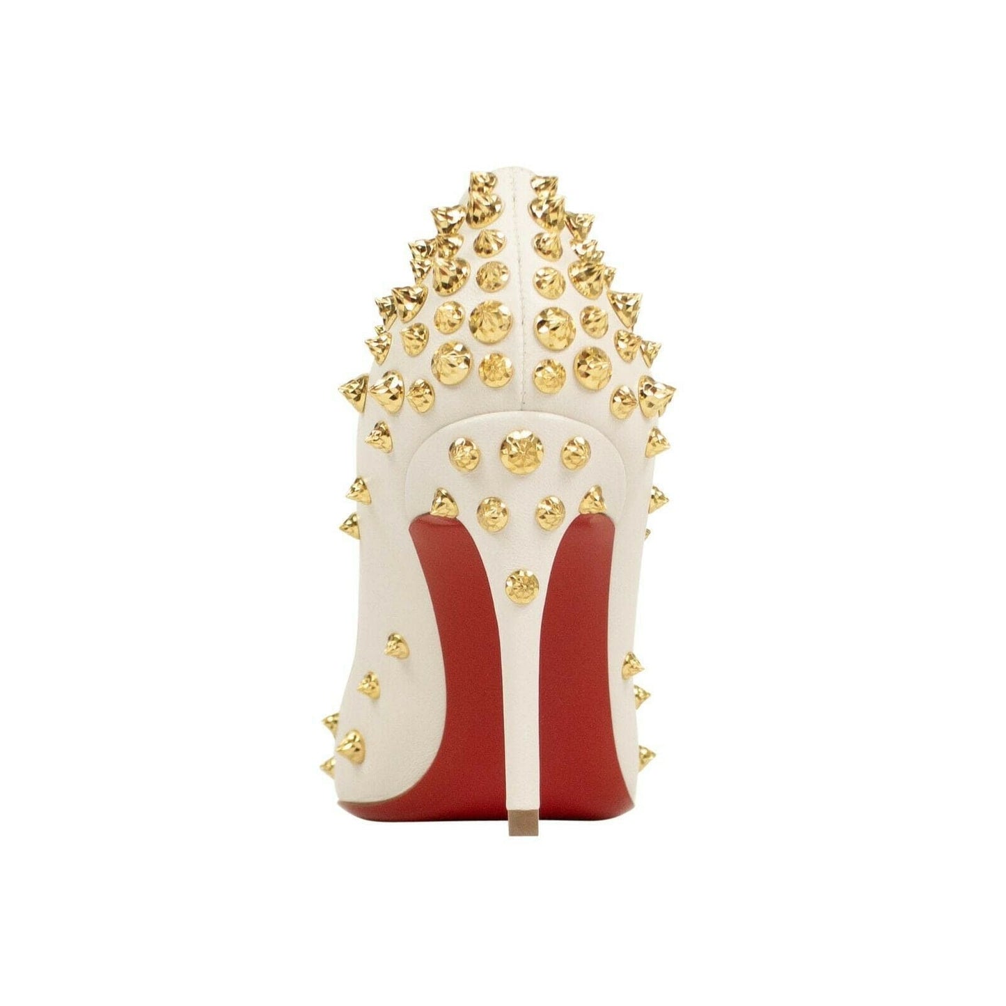 Aimantaclou Leather Studded 85mm Pumps - White