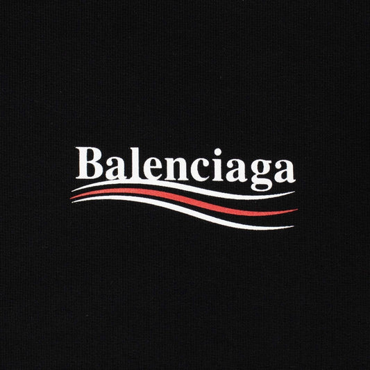 Black Logo Pullover Hoodie Sweatshirt