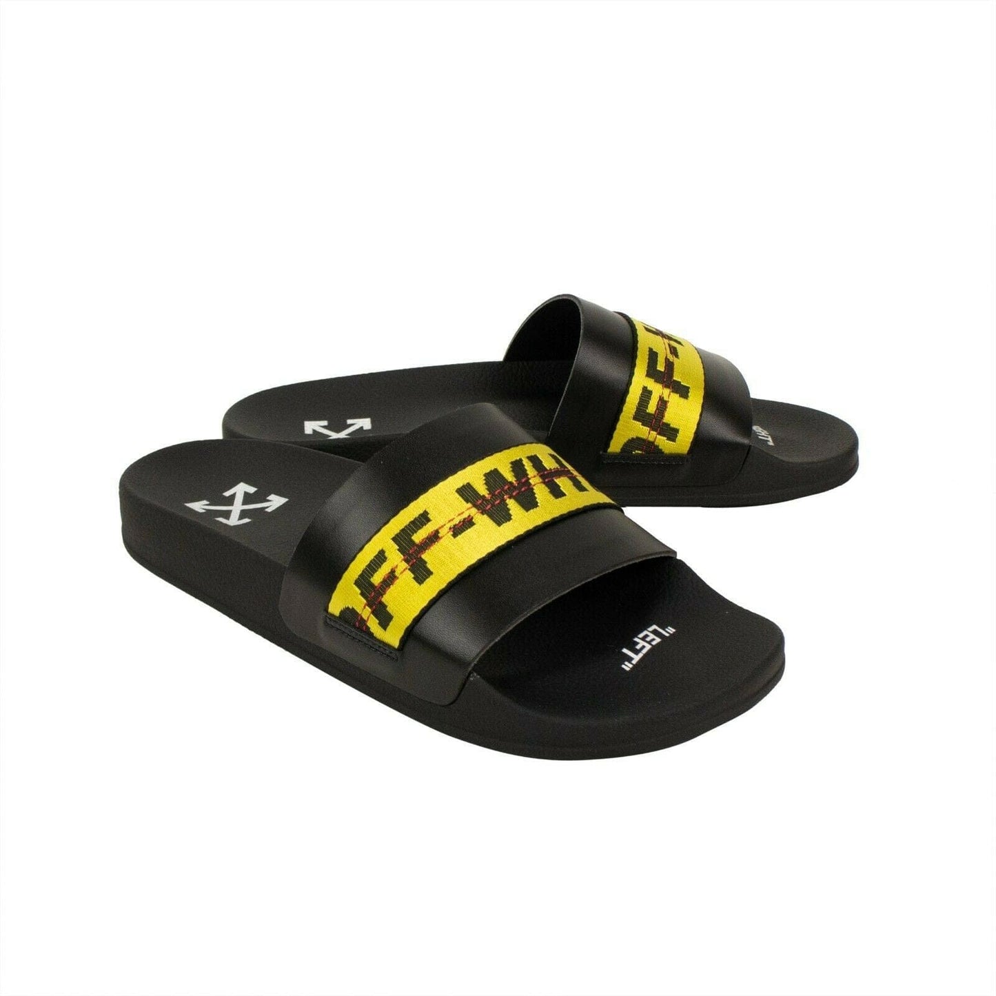 Industrial Strap Slides - Black And Yellow