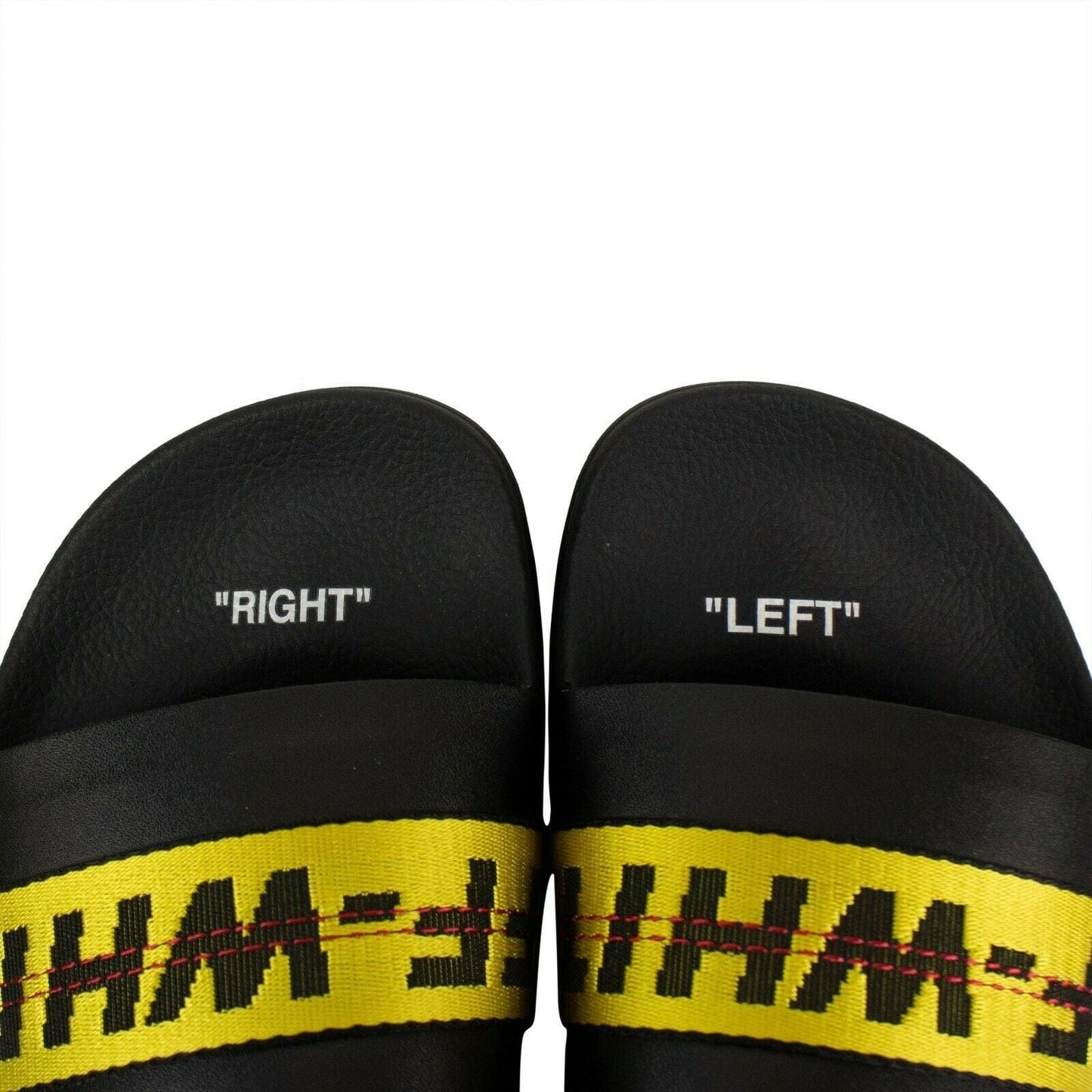 Industrial Strap Slides - Black And Yellow