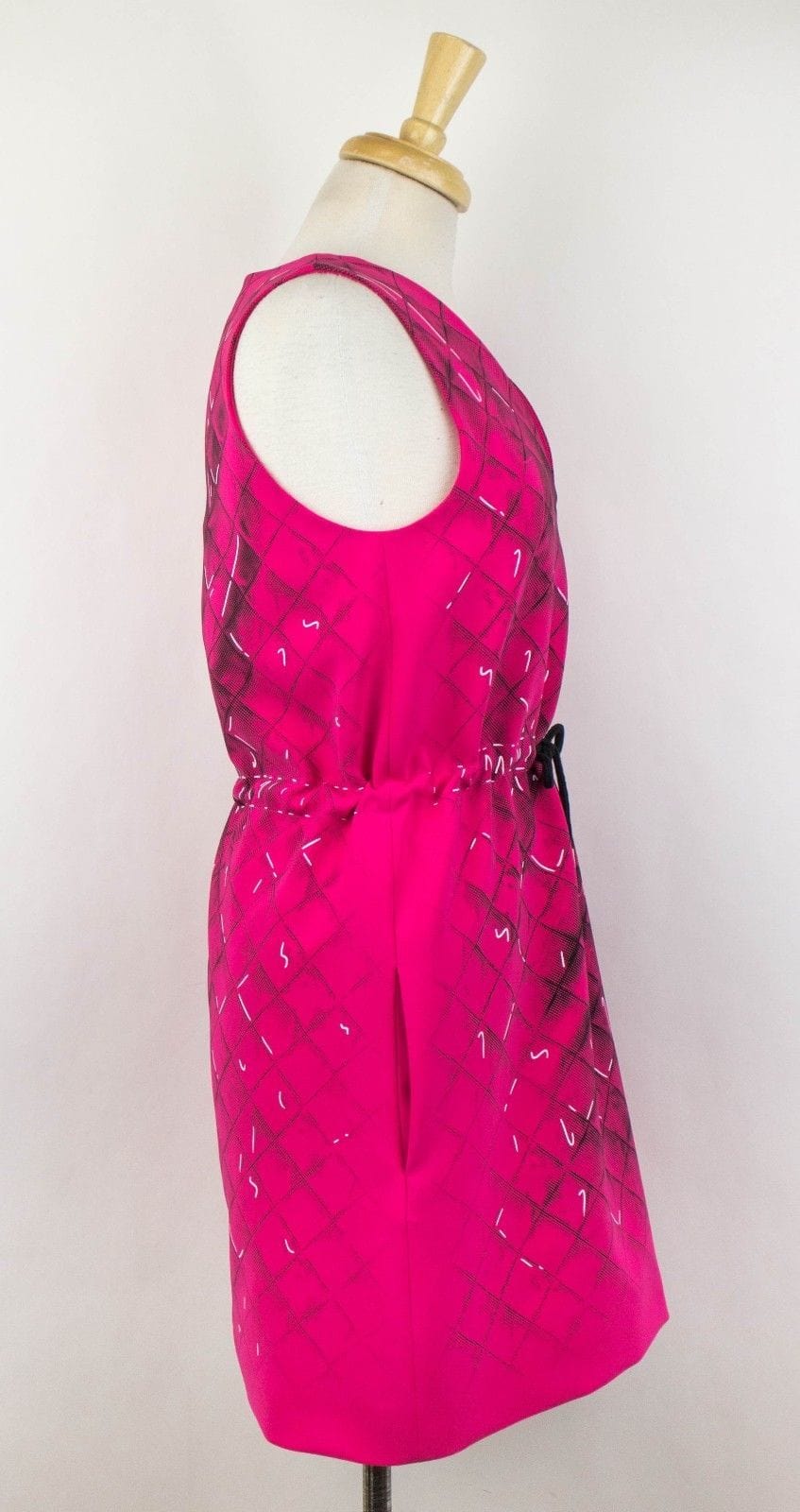 Moschino x Jeremy Scott Sleeveless Drawstring Dress - Pink