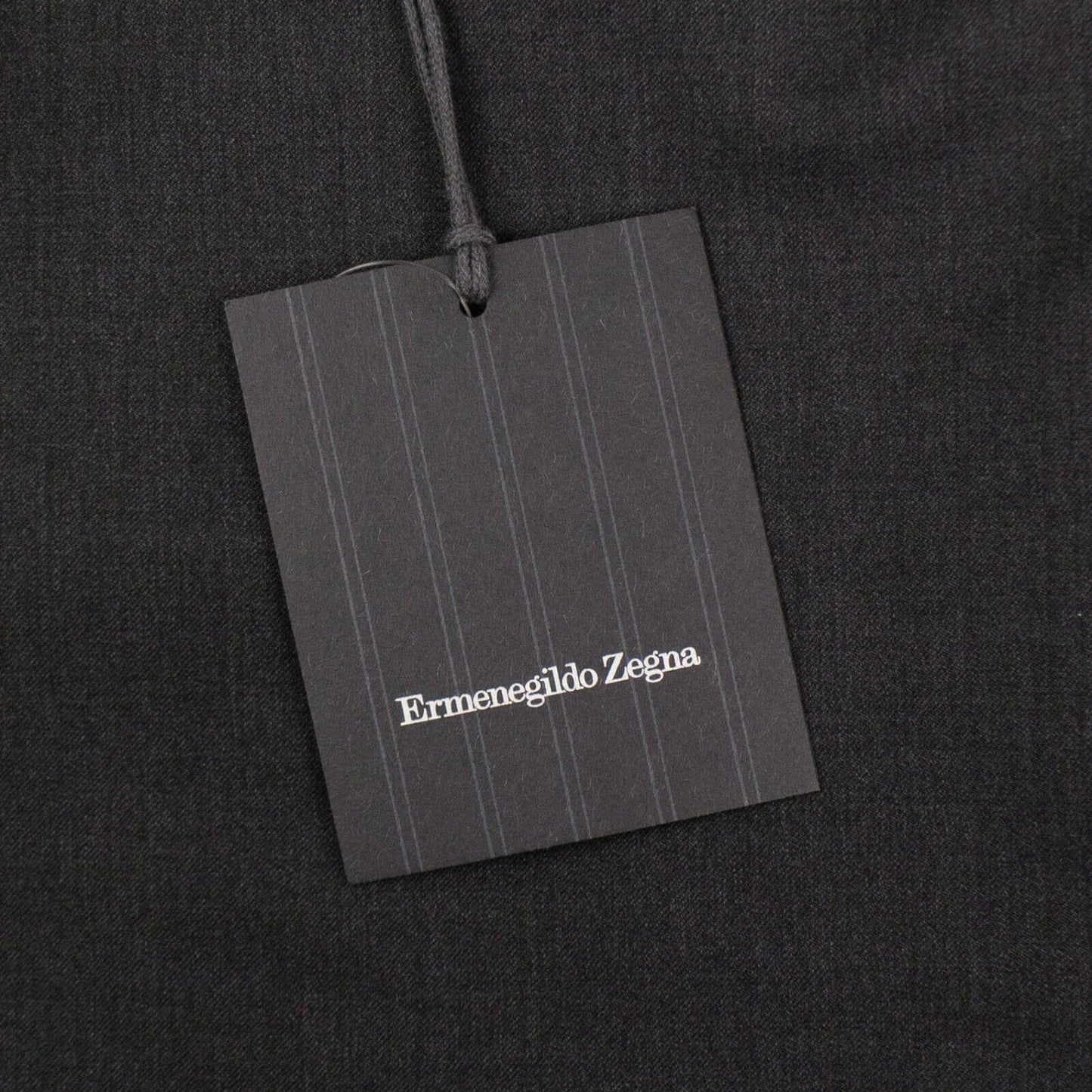 Wool Two Button Suit - Gray