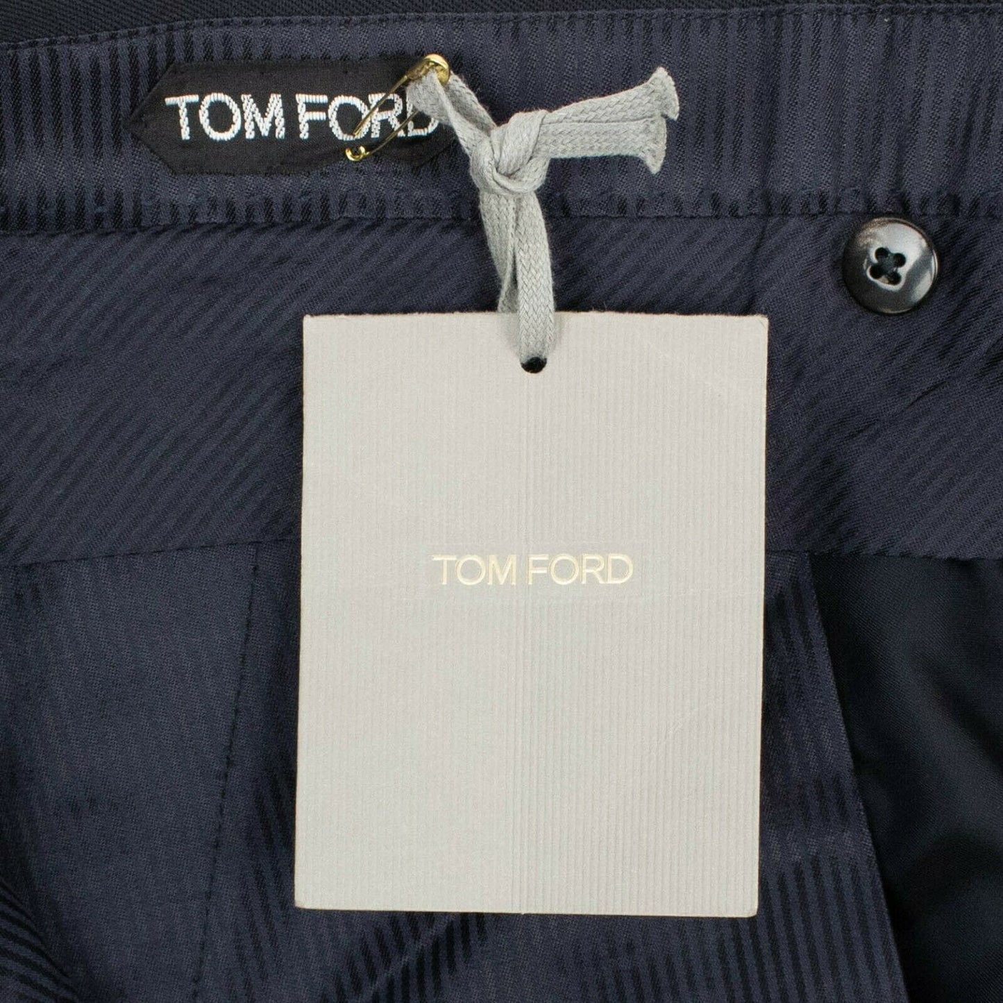Wool Dress Pants - Navy Blue