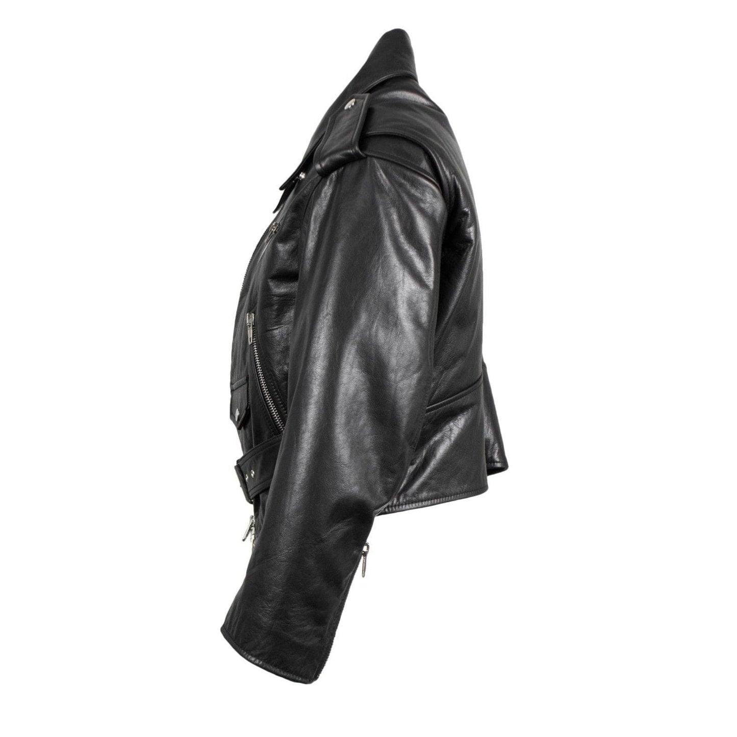 Black Leather Motorcycle Jacket