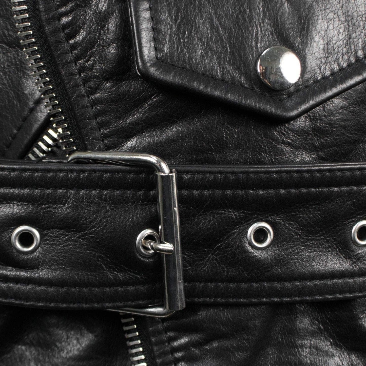 Black Leather Motorcycle Jacket